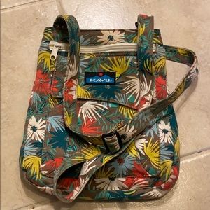 flower print crossbody bag